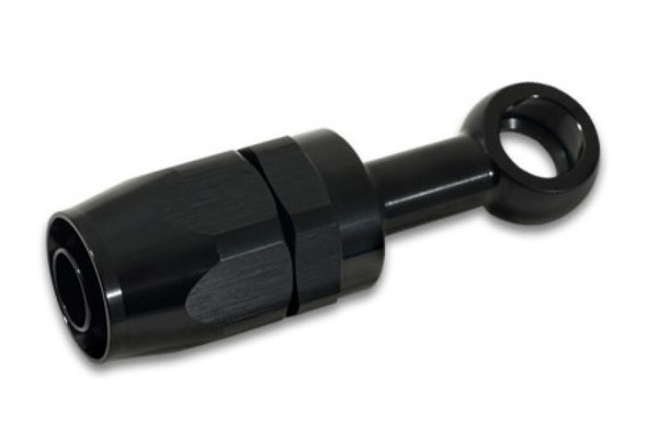 Vibrant Single -6AN x 12mm ID Banjo to Hose End Aluminum Fitting - 24063