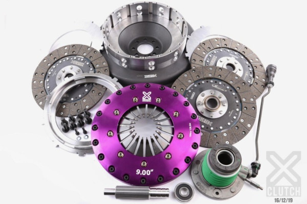 XClutch 14-19 Chevrolet Corvette 6.2L 9in Triple Solid Organic Clutch Kit - XKCR23632-3G