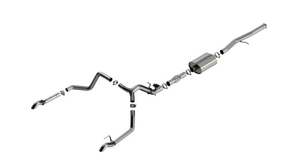Borla 2024 Chevrolet/GMC 1500 ZR2 & AT4X 6.2L V8 4WD 4DR ATAK Catback Exhaust w/ Turndown Tips - 141004