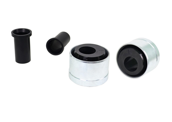 Whiteline 2009+ Nissan 370Z / Z Lower Control Arm - Inner Rear Bushing Kit (Double Offset) - W56441