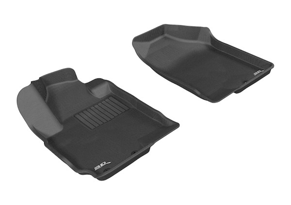 3D MAXpider 2010-2013 Kia Soul Kagu 1st Row Floormat - Black - L1KA00811509