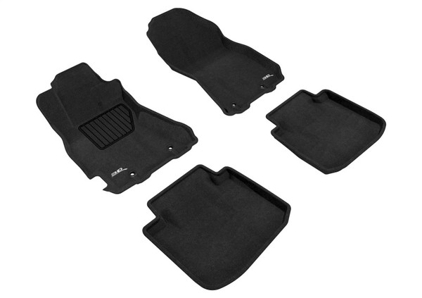 3D Maxpider 15-19 Subaru Legacy/ Outback Elegant 1st 2nd Row - Floor Mat Set (Black) - L1SB01304709