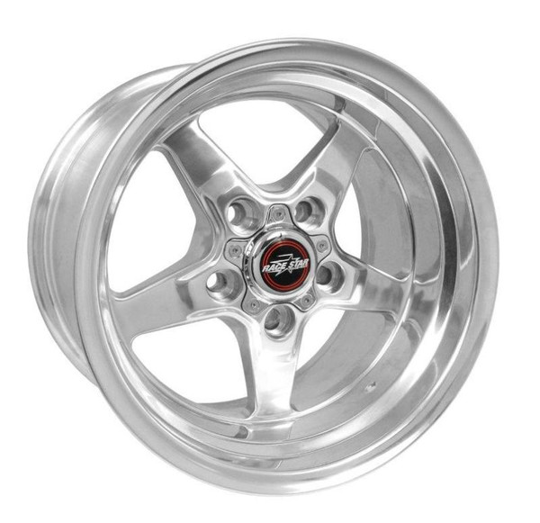 Race Star 92 Drag Star 15x10.00 5x4.50bc 5.50bs Direct Drill Polished Wheel - 92-510150DP