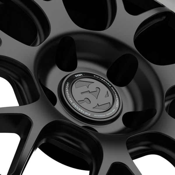 fifteen52 Apex RSR 18x9.5 5x120 22mm ET 72.56mm Center Bore Asphalt Black - RSAAB-89552+22