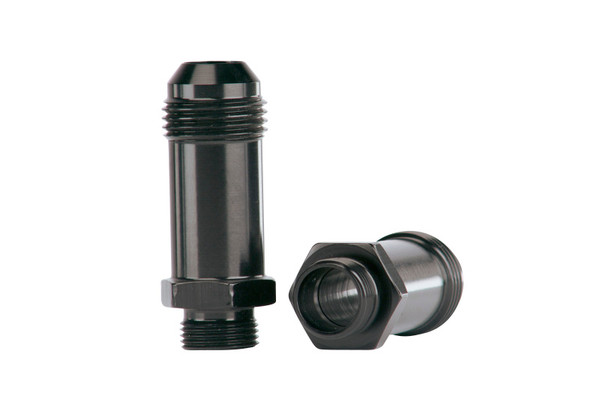 Aeromotive Demon Carb AN-08 to 9/16in x 24 Thread Float Bowl Fitting - Extended - 15208