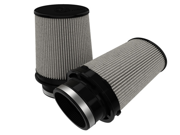 aFe Black Series Replacement Filter w/ Pro DRY S Media 4.5x3IN Fx6x5IN Bx5x3-.75 Tx7IN H - (Pair) - 21-90111-MA
