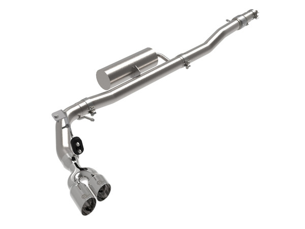 aFe Rebel Series 3in Cat-Back Exhaust Side Exit w/ Polished Tips 19-20 Ford Ranger L4-2.3L (t) - 49-33119-P