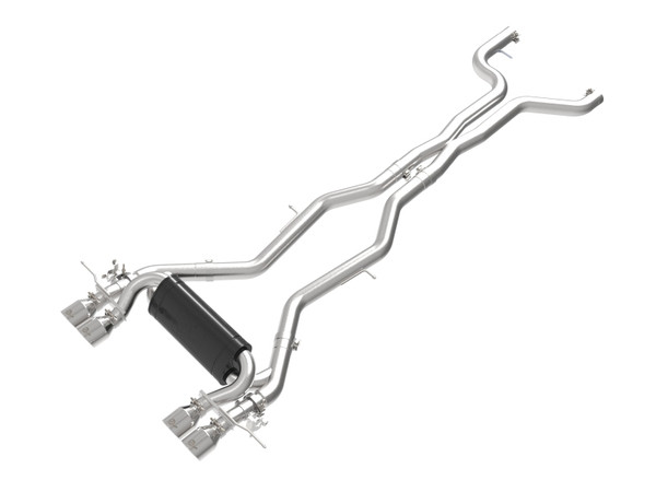 aFe 23-25 BMW M2 L6-3.0L (G87) MACH Force-Xp Cat-Back Exhaust w/ Polished Tip - 49-36353-P