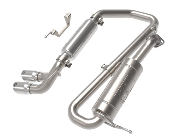 aFe 18-21 Suzuki Jimny Takeda 2-1/4in. 304 SS Cat-Back Exhaust w/ Polished Tip - 49-37020-P