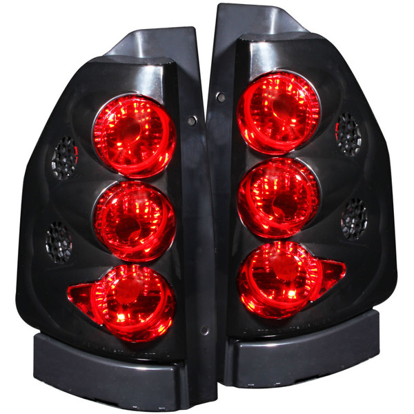 ANZO 2002-2008 Gmc Envoy Taillights Black - 211093