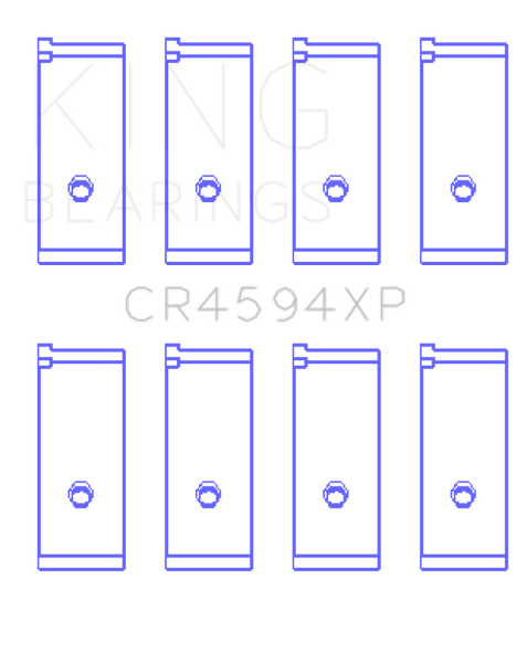 King Suzuki M18A/M16A/M16A (Size STD) Performance Rod Bearing Set - CR4594XP