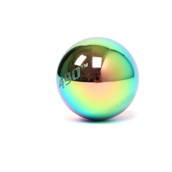 BLOX Racing V2 - 490 Limited Series Spherical Shift Knob 10X1.5 - Neo Chrome - BXAC-00240-NEO-V2