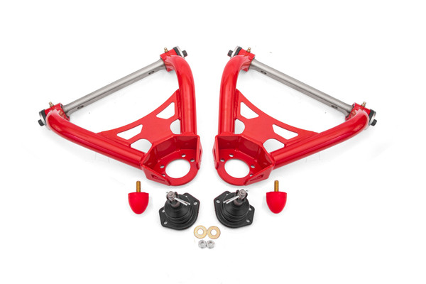BMR 64-72 A-Body Non-Adj Upper A-Arms (Polyurethane) - Red - AAU401R