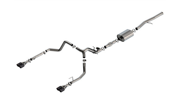 Borla 2024 Chevy Silverado 1500 6.2L V8 ATAK Catback Exhaust w/ Simulator - CF Black Anodized - 140997CFBA