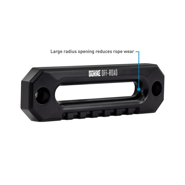 Borne Off-Road Hawse Fairlead - Black - BNWN-HFL-01BK