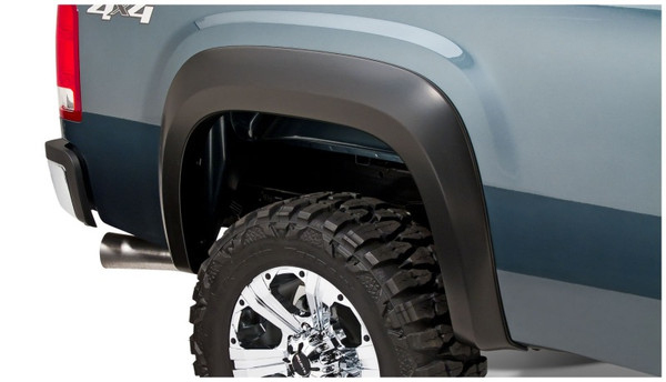 Bushwacker 07-13 GMC Sierra 1500 Fleetside Extend-A-Fender Style Flares 2pc 78.7/97.6in Bed - Black - 40108-02