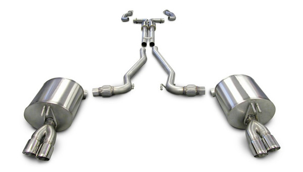 Corsa 2008-2009 Pontiac G8 GXP 6.0L V8 Polished Sport Cat-Back + XO Exhaust - 14950