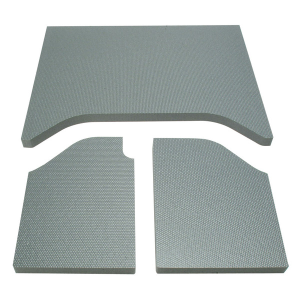 DEI 07-10 Jeep Wrangler JK 2-Door Boom Mat Headliner - 3 Piece - Gray - 50134