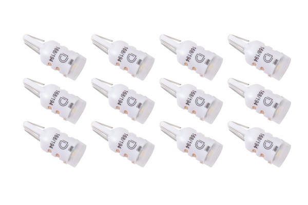 Diode Dynamics 194 LED Bulb HP5 LED Natural - White Set of 12 - DD0028TW