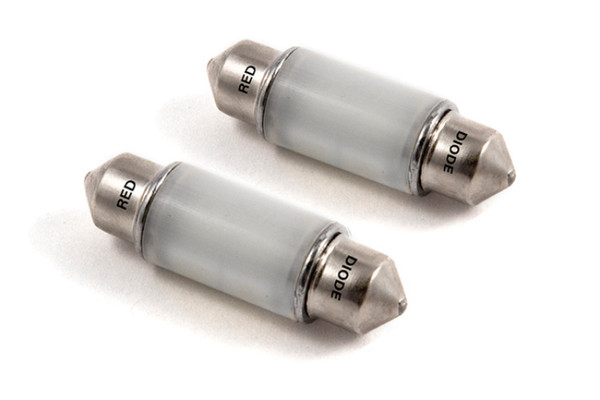 Diode Dynamics 36mm HP6 LED - Red (Pair) - DD0308P