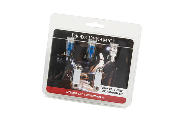 Diode Dynamics Wrangler JK 4dr Interior Kit Stage 2 - Blue - DD0366
