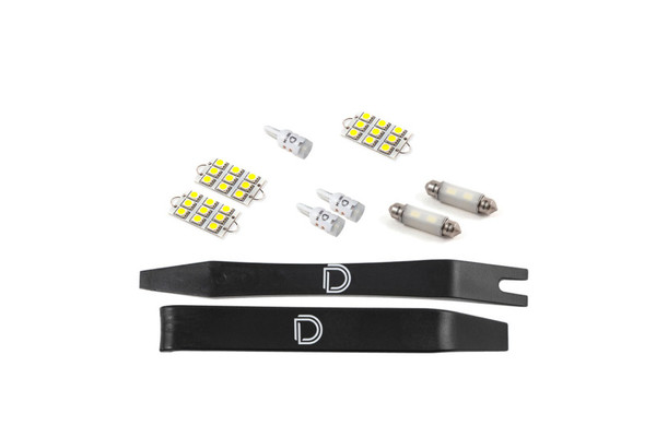 Diode Dynamics 09-14 Dodge Challenger Interior LED Kit Cool White Stage 2 - DD0624