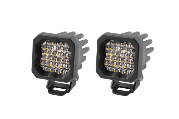 Diode Dynamics Stage Series C1 LED Pod Sport - White Flood Standard RBL (Pair) - DD6446P