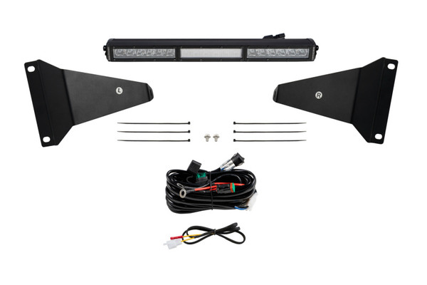 Diode Dynamics Stealth Bumper Light Bar Kit for 2019-Present Ram - White Combo - DD7627
