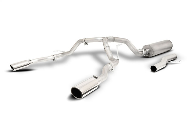 Gibson 21-22 GMC Yukon / Chevrolet Tahoe 5.3L 2/4wd Cat-Back Dual Split Exhaust - Stainless - 65717