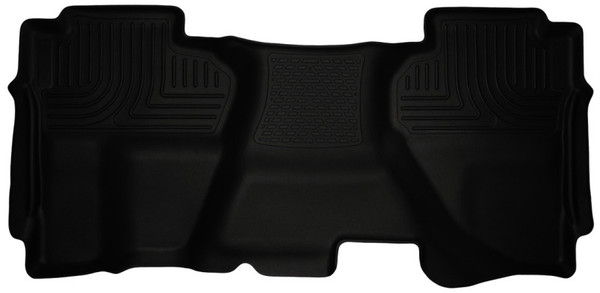 Husky Liners 07-13 Chevrolet Silverado 1500 Ext Cab WeatherBeater Black 2nd Seat Floor Liners - 19191