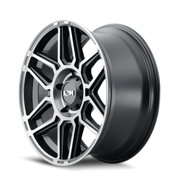 ION Type 146 20x9 / 8x170 BP / 0mm Offset / 125.2mm Hub Matte Black W/Machined Dart Tint Wheel - 146-2970TM