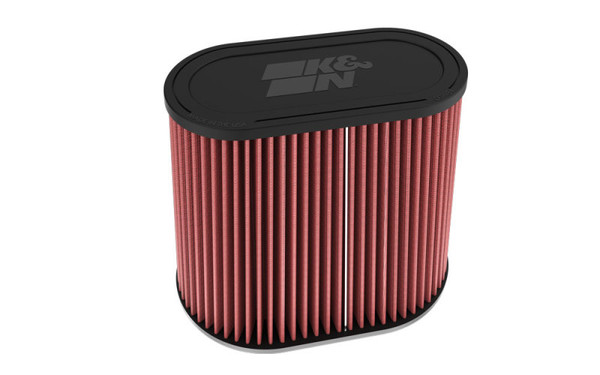 K&N Universal Clamp-On Air Filter 3in Dual Flange 9in x 6in Base 7.5in x 3.688in Top 7.5in Height - RU-6104