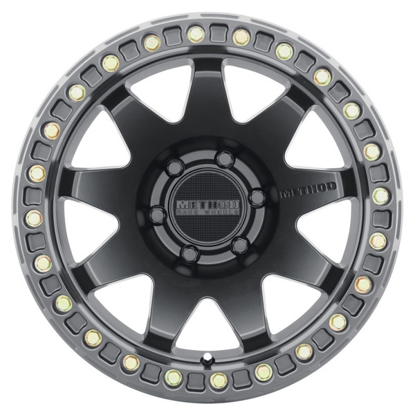 Method MR108 17x9 -44mm Offset 6x5.5 106.25mm CB Matte Black w/BH-H24125-38 Wheel - MR10879060544B