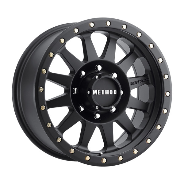 Method MR304 Double Standard 17x8.5 0mm Offset 8x170 130.81mm CB Matte Black Wheel - MR30478587500