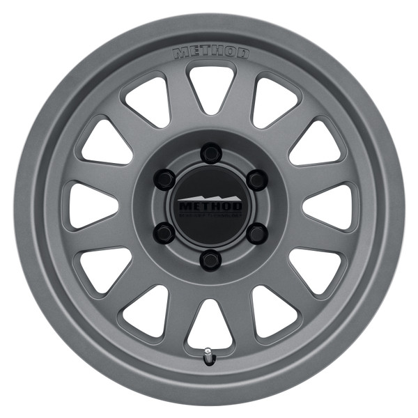 Method MR704 17x8.5 0mm Offset 5x150 110.5mm CB Matte Titanium Wheel - MR70478558800