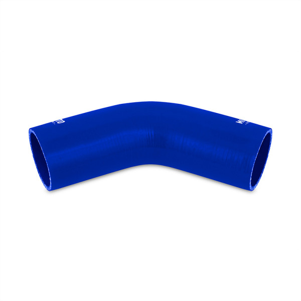 Mishimoto 3.5in. 45 Degree Silicone Coupler - Blue - MMCP-3545BL