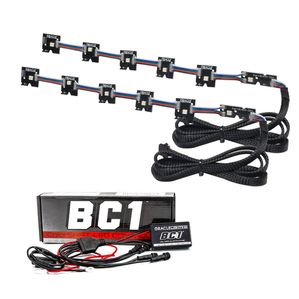 Oracle 14-21 Infiniti Q50 RGB+W Headlight Halo Upgrade Kit - ColorSHIFT w/ BC1 Cntrl - 1404-335