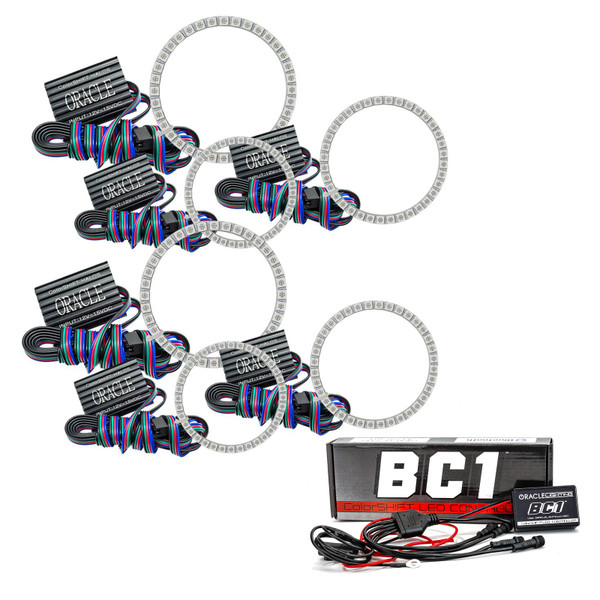 Oracle Chevy Corvette C6 05-13 Halo Kit - Triple - ColorSHIFT w/ BC1 Controller - 2683T-335