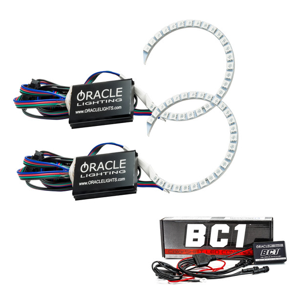 Oracle Dodge Charger 15-21 Projector Halo Kit - ColorSHIFT w/ BC1 Controller - 3944-335