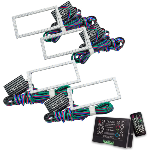 Oracle Ford F-150 15-17 Projector Headlight Halo Kit - ColorSHIFT w/ 2.0 Controller - 3957-333
