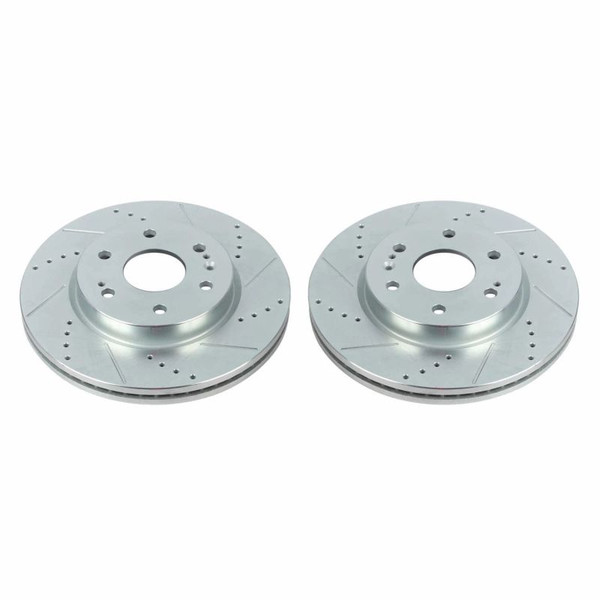 Power Stop 19-20 Chevrolet Silverado 1500 Front Evolution Drilled & Slotted Rotors - Pair - AR84103XPR