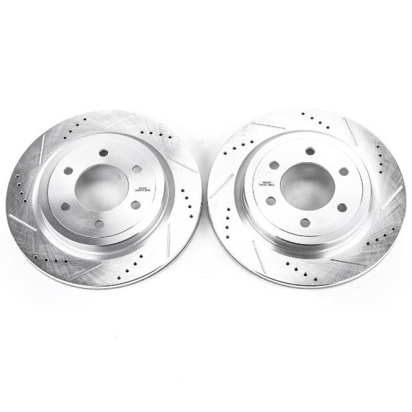 Power Stop 18-19 Ford Expedition Rear Evolution Drilled & Slotted Rotors - Pair - AR85195XPR
