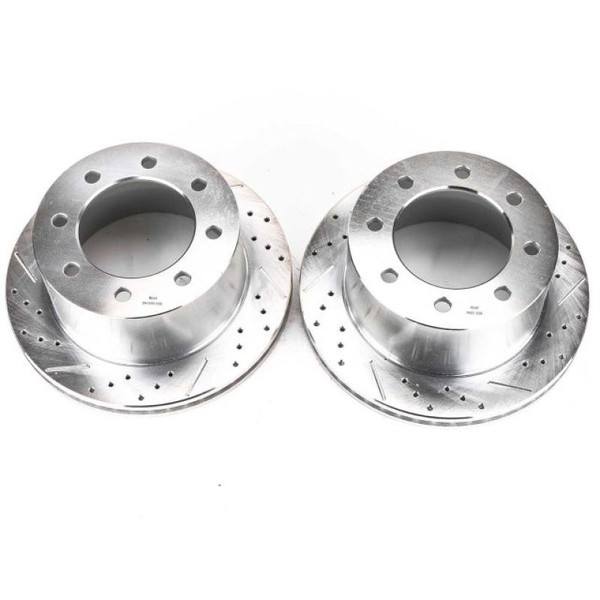 Power Stop 03-08 Chevrolet Express 3500 Rear Evolution Drilled & Slotted Rotors - Pair - AR8646XPR