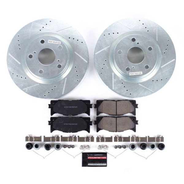 Power Stop 13-18 Lexus ES300h Front Z23 Evolution Sport Brake Kit - K3053 Power Stop 13-18 Lexus ES300h Front Z23 Evolution Sport Brake Kit - K3053