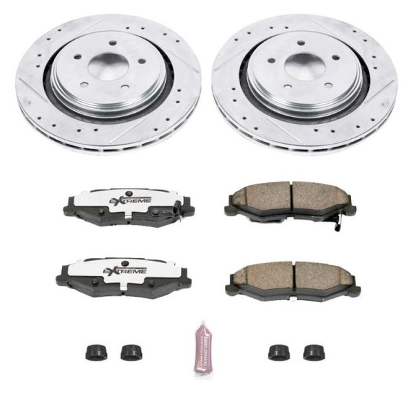 Power Stop 06-09 Cadillac XLR Rear Z26 Street Warrior Brake Kit - K5159-26