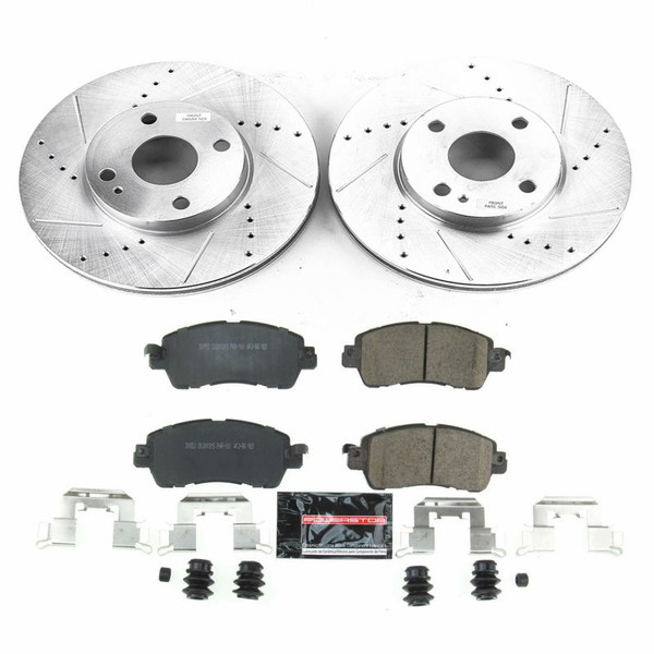 Power Stop 2016 Scion iA Front Z23 Evolution Sport Brake Kit - K7700 Power Stop 2016 Scion iA Front Z23 Evolution Sport Brake Kit - K7700