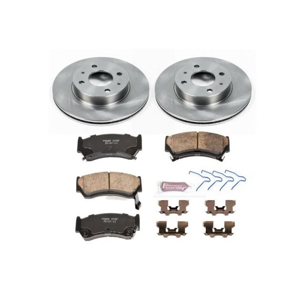 Power Stop 95-98 Nissan 200SX Front Autospecialty Brake Kit - KOE1172 Power Stop 95-98 Nissan 200SX Front Autospecialty Brake Kit - KOE1172