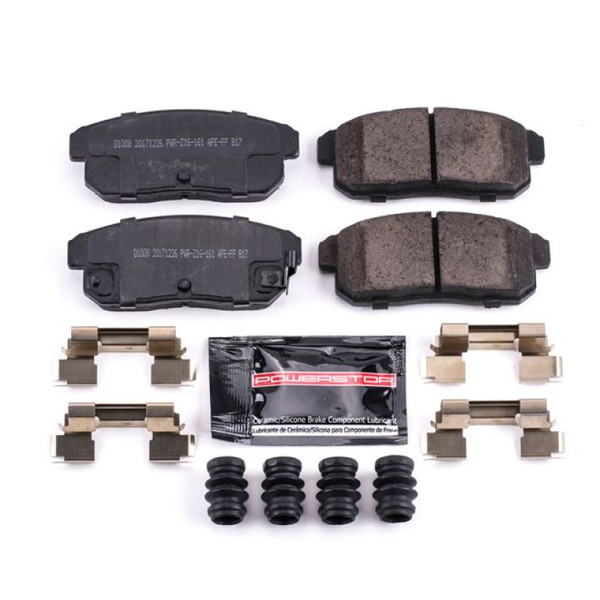Power Stop 04-11 Mazda RX-8 Rear Z23 Evolution Sport Brake Pads w/Hardware - Z23-1008 Power Stop 04-11 Mazda RX-8 Rear Z23 Evolution Sport Brake Pads w/Hardware - Z23-1008