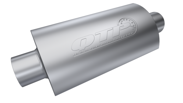 QTP 4in Weld-On 304SS AR3 Muffler - 12400