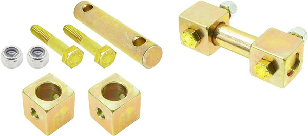 RockJock TJ/LJ/XJ/MJ Shock Bar Pin Eliminator Kit Front Pair - CE-9162